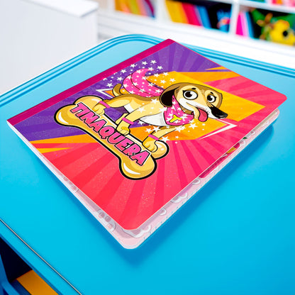 Cuaderno Cosido Grande Tina / 200 Páginas / Raya Ancha / Surtido