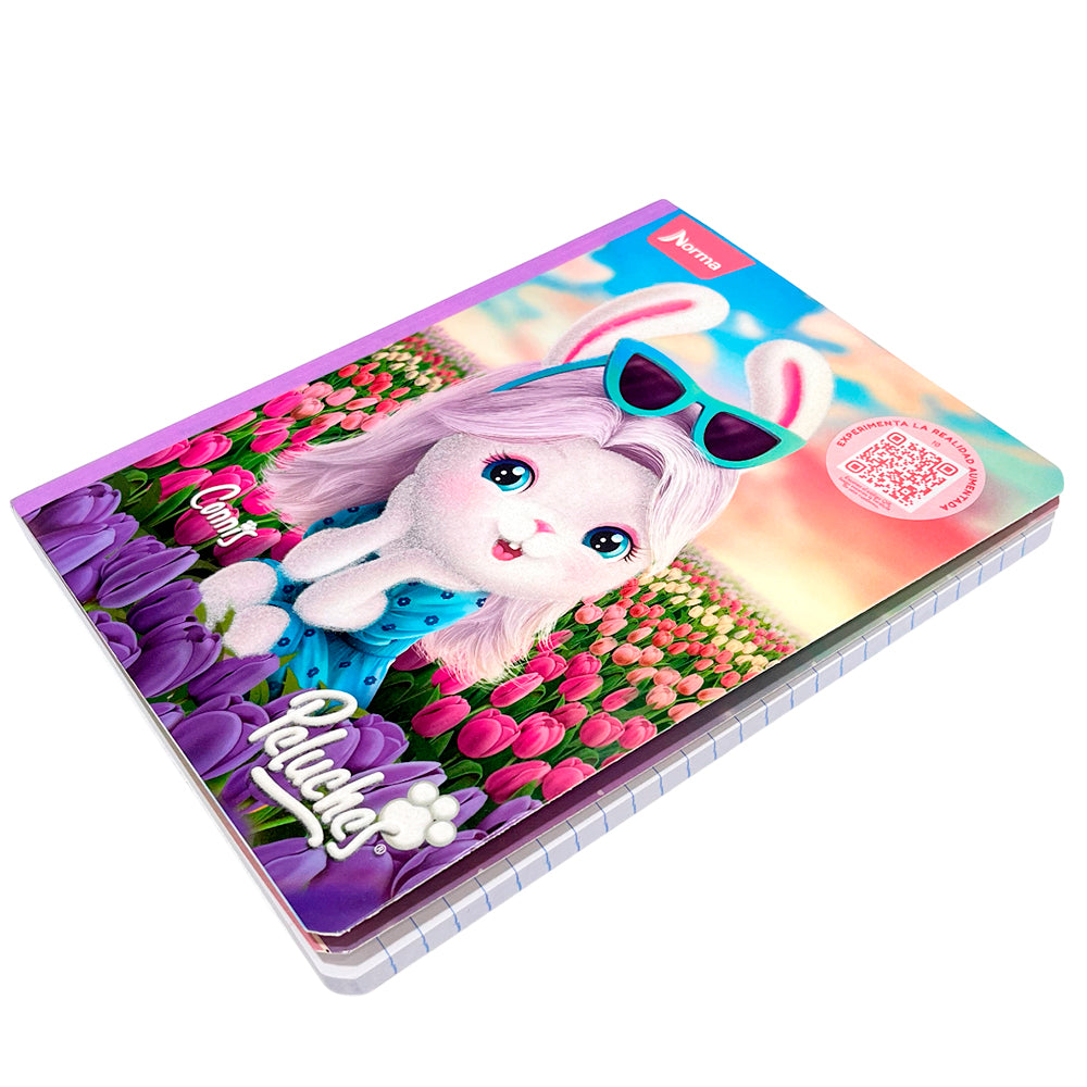 Cuaderno Cosido Norma Peluches / Raya Ancha / 200 Páginas / Surtido