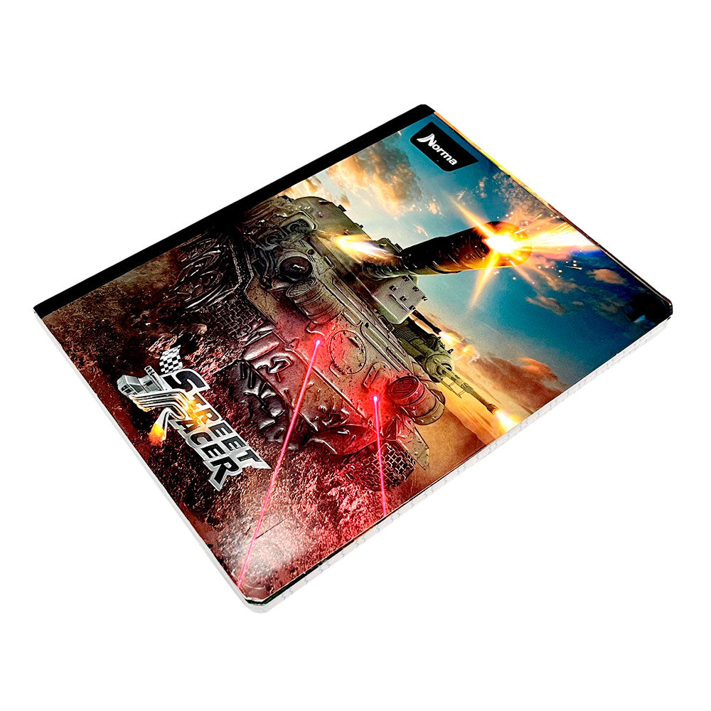Cuaderno Cosido Grande Norma Street Racer - Raya Ancha / 200 Páginas / Surtido
