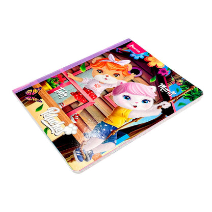 Cuaderno Cosido Grande Norma Peluches - Doble Raya / 200 Páginas / Surtido