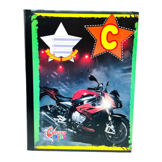 Cuaderno Cosido Corsario Con Renglones Numerados 200 Páginas - Surtido