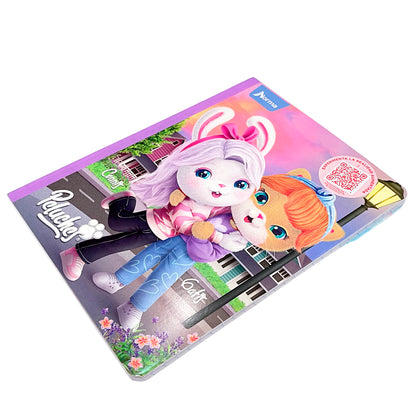 Cuaderno Cosido Norma Peluches  / Raya Ancha / 160 Páginas / Surtido