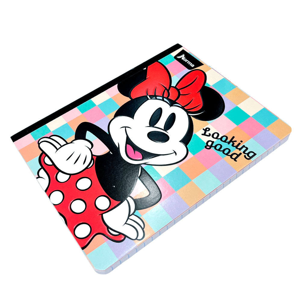 Cuaderno Grande Cosido Norma Minnie de Cuadrito / 200 Páginas / Surtido