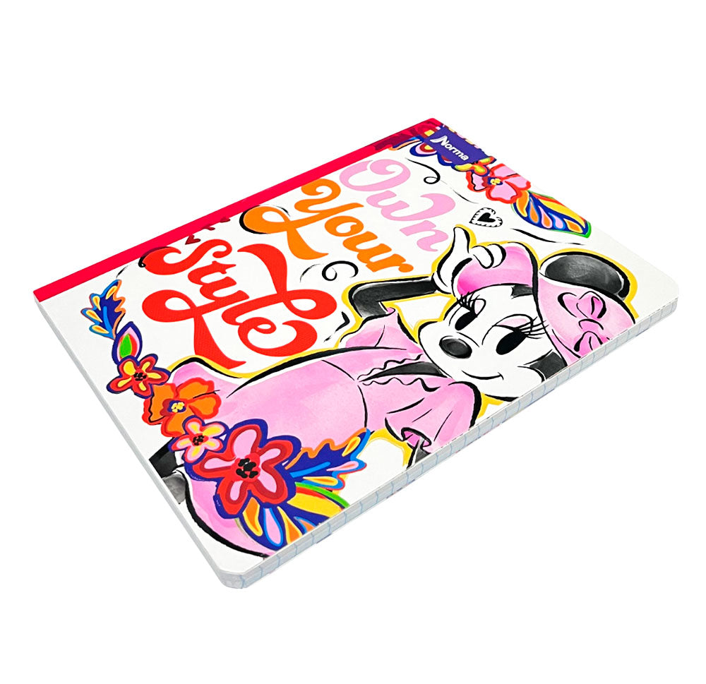 Cuaderno Grande Cosido Norma Minnie de Cuadrito / 200 Páginas / Surtido
