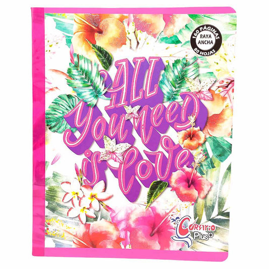Cuaderno Cosido Grande Raya Ancha Corsario Plus 160 Páginas - Surtido