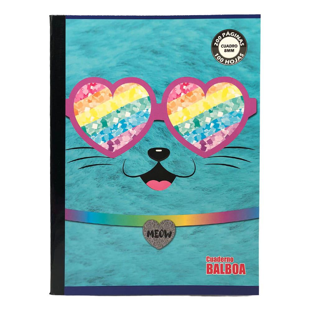 Cuaderno Cosido Grande 200P Cuadritos Balboa