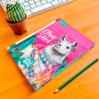 Cuaderno Cosido Grande Norma Animal Book / 200 Páginas /  Raya Ancha / Surtido
