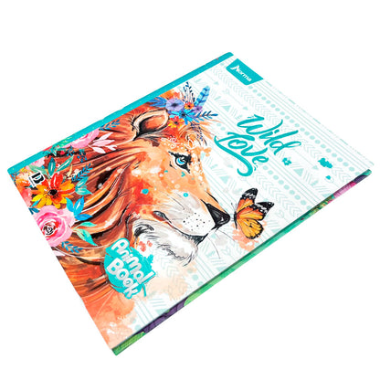 Cuaderno Cosido Grande Norma Animal Book / 200 Páginas /  Raya Ancha / Surtido
