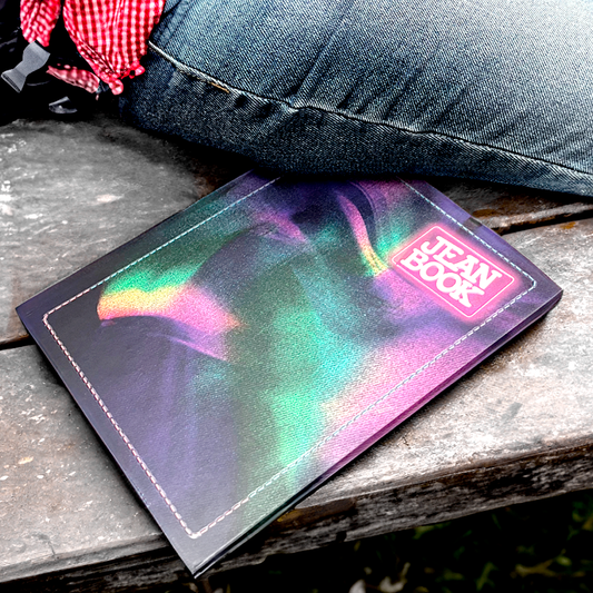 Cuaderno Grande Cosido Jean Book Raya Ancha de 200 Páginas