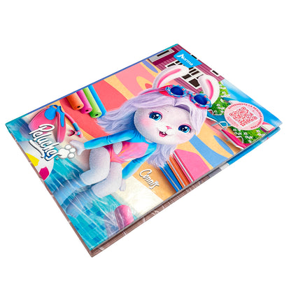 Cuaderno Grande Cosido Norma Peluches / Raya Ancha / 200 Páginas - Surtido