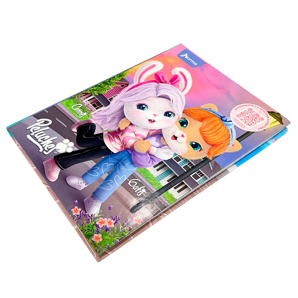 Cuaderno Grande Cosido Norma Peluches / Raya Ancha / 200 Páginas - Surtido