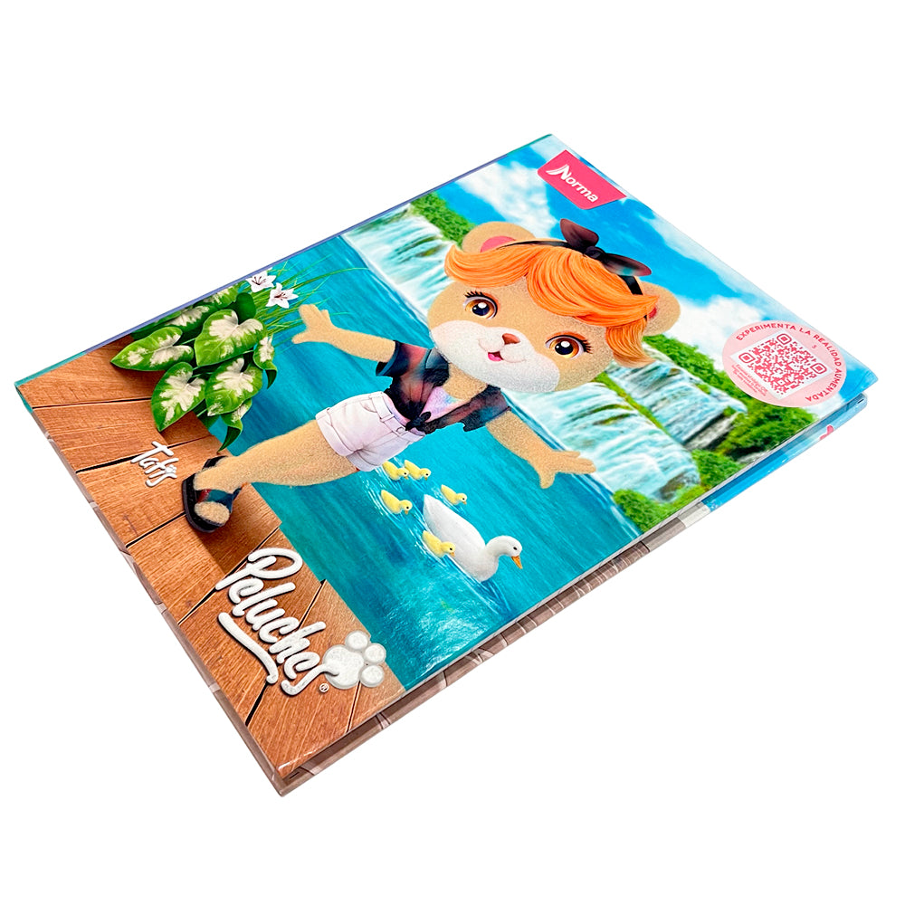 Cuaderno Grande Cosido Norma Peluches / Raya Ancha / 200 Páginas - Surtido