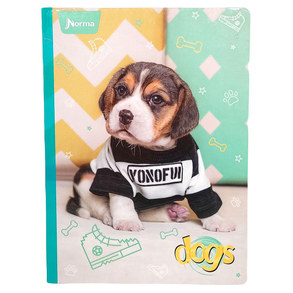 Cuaderno Cosido Grande de Dibujo Norma Dogs 200 Páginas - Surtido