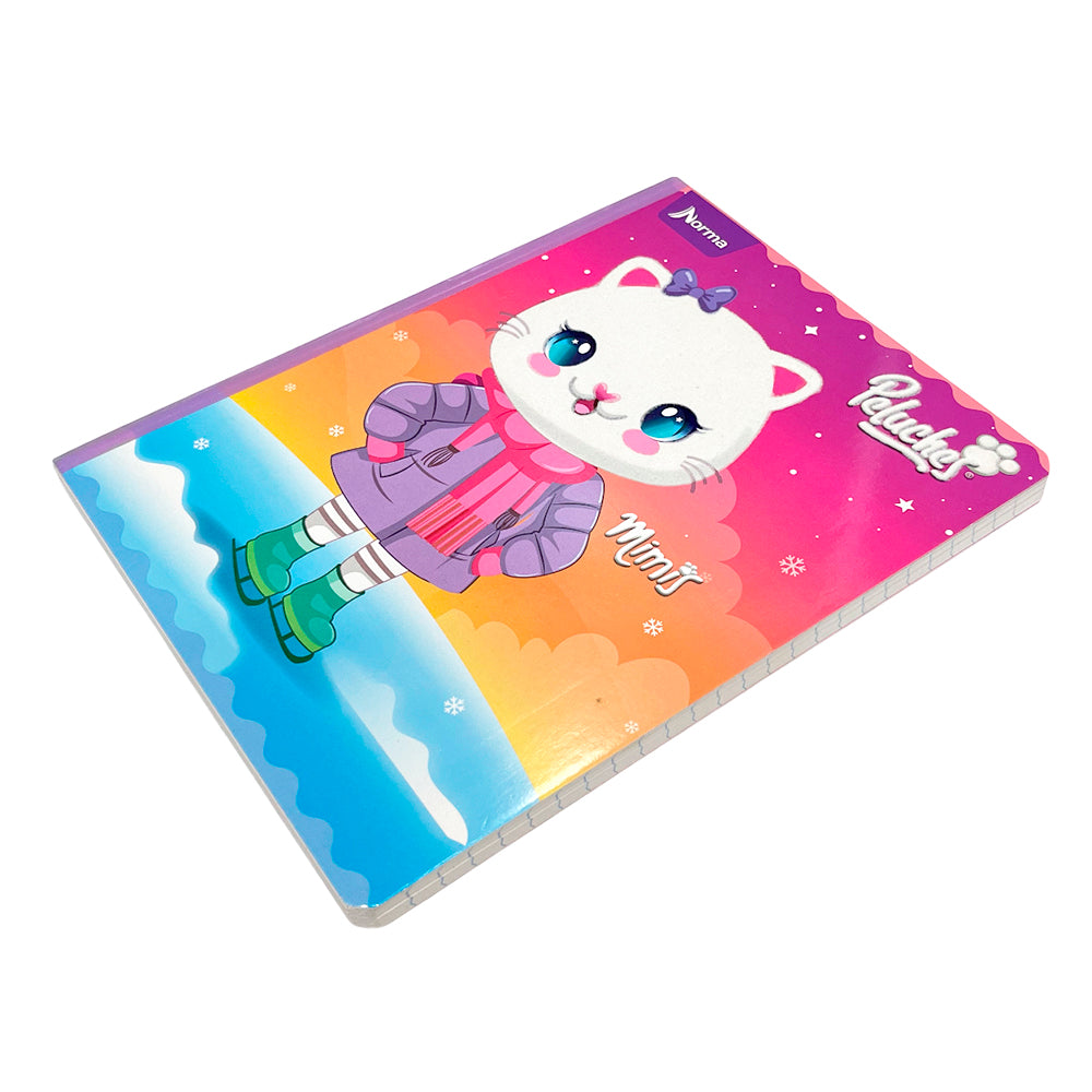 Cuaderno Cosido Grande Norma Peluches - Doble Raya / 200 Páginas / Surtido