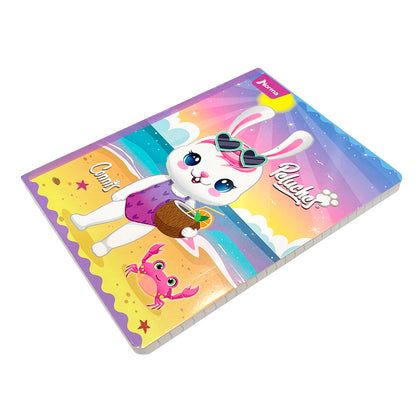 Cuaderno Cosido Grande Norma Peluches - Doble Raya / 200 Páginas / Surtido