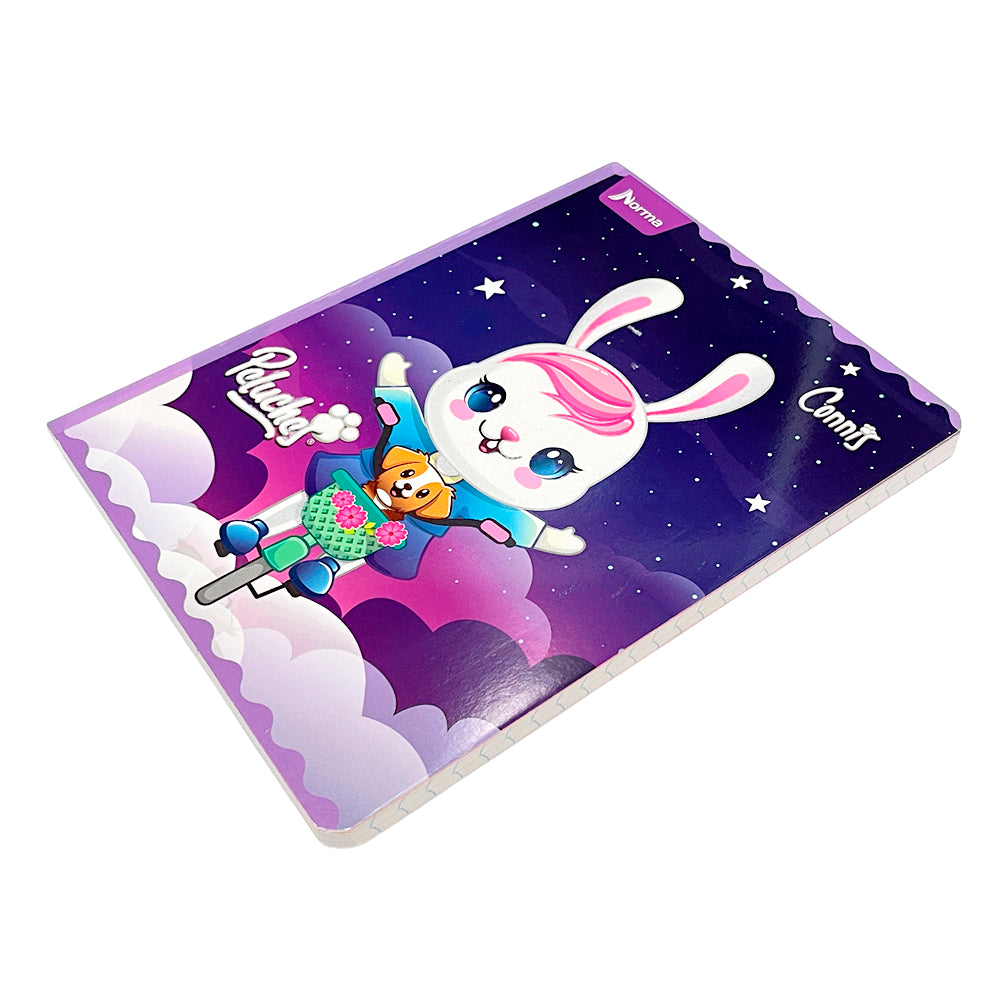 Cuaderno Cosido Grande Norma Peluches - Doble Raya / 200 Páginas / Surtido