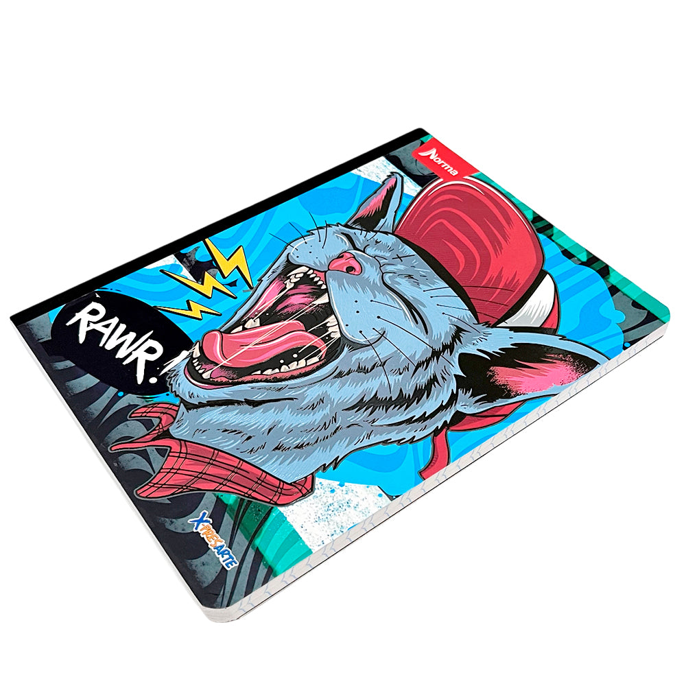 Cuaderno Cosido Grande Norma X-Presarte / Doble Raya / 200 Páginas / Surtido