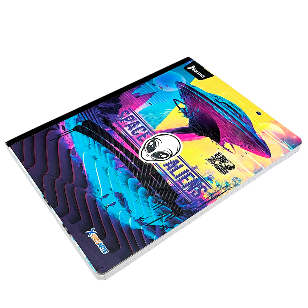 Cuaderno Cosido Grande Norma X-Presarte / Cuadritos / 200 Páginas / Surtido
