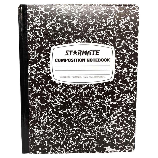 Cuaderno Cosido Grande Raya Ancha Starmate 200 Páginas