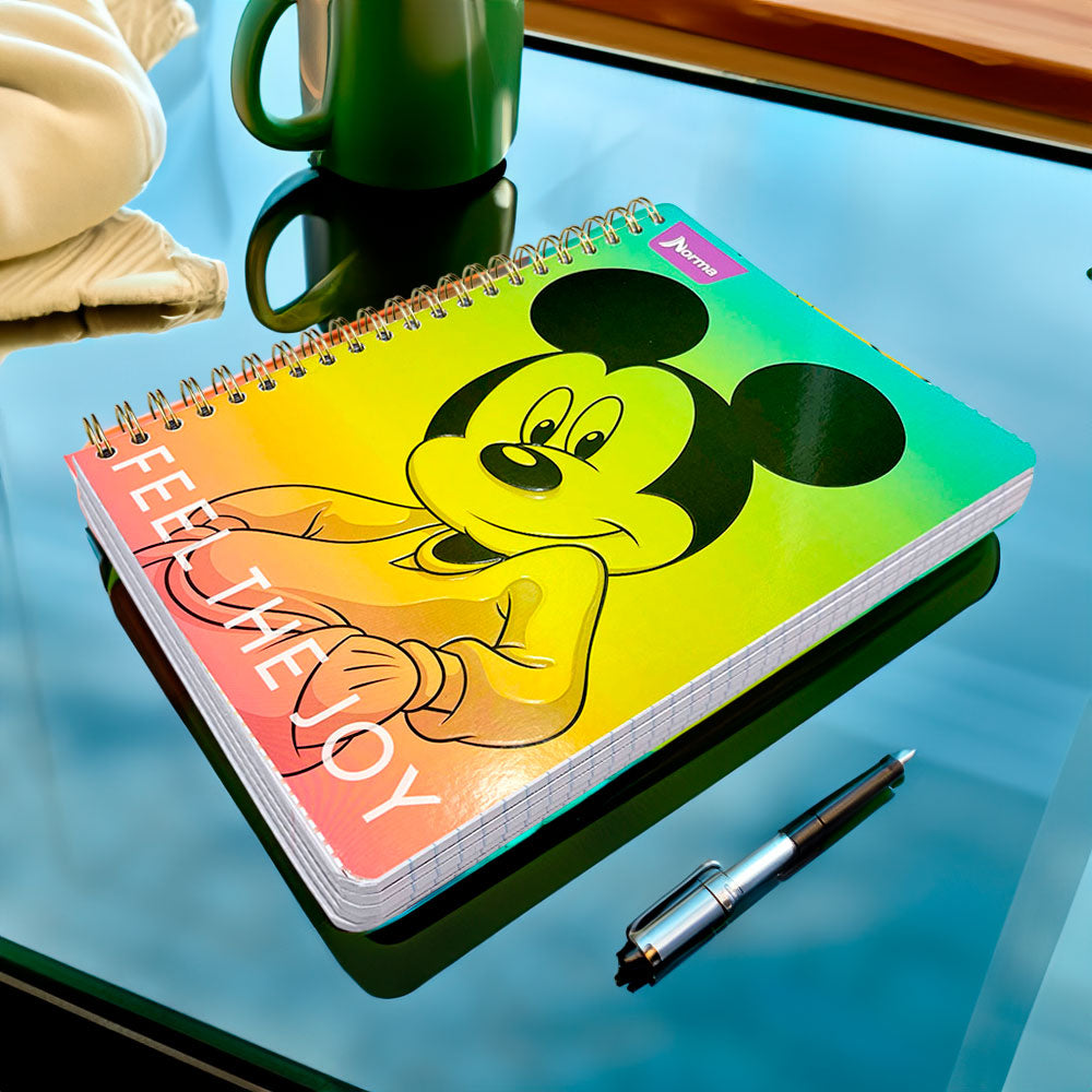 Libreta Con Espiral Doble Norma Minnie Mouse - Raya Ancha / 5 Materias / Surtido