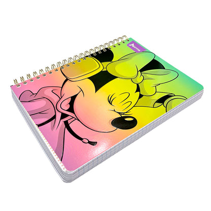 Libreta Con Espiral Doble Norma Minnie Mouse - Raya Ancha / 5 Materias / Surtido