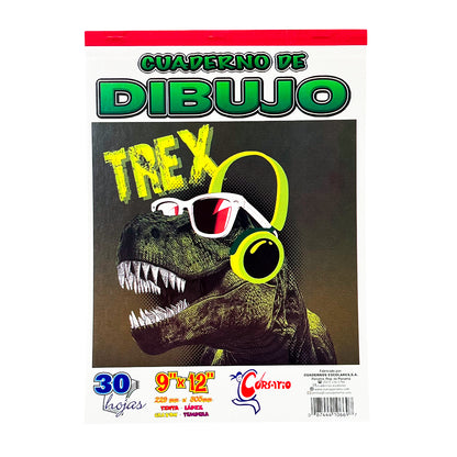 Libreta de Dibujo Corsario de 60 Páginas 9" x 12" - Surtido