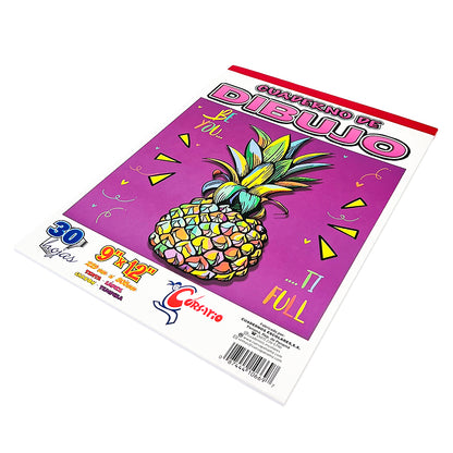 Libreta de Dibujo Corsario de 60 Páginas 9" x 12" - Surtido