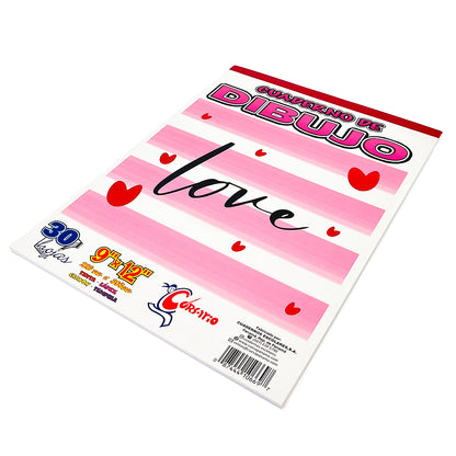 Libreta de Dibujo Corsario de 60 Páginas 9" x 12" - Surtido