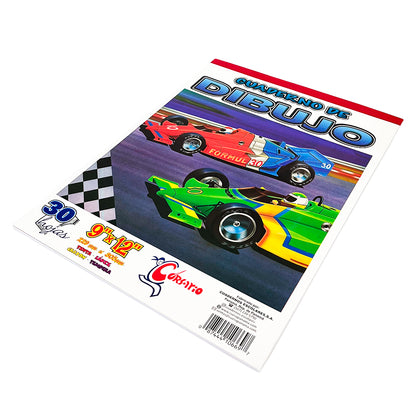 Libreta de Dibujo Corsario de 60 Páginas 9" x 12" - Surtido