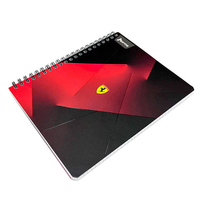 Libreta Con Espiral Doble Norma Ferrari - Raya Ancha / 3 Materias / Surtido