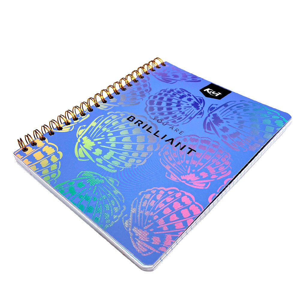 Libreta Con Espiral Doble Norma Kiut / Raya Ancha / 5 Materias / 360 Páginas / Surtido