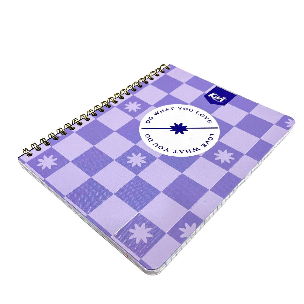 Libreta Con Espiral Doble Norma Kiut / Raya Ancha / 5 Materias / 360 Páginas / Surtido