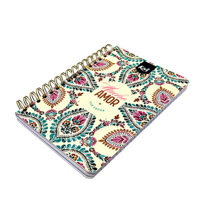 Libreta Mediana Norma Kiut / Raya Ancha / 5 Materias / Espiral Doble / Surtido