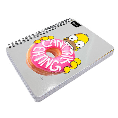 Libreta Grande Con Espiral Doble Norma Simpson / 5 Materias / Surtido