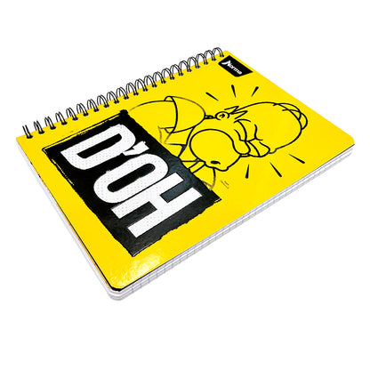 Libreta Espiral Doble Grande Norma Simpson - 3 Materias / Surtido