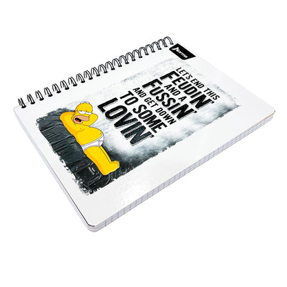 Libreta Espiral Doble Grande Norma Simpson - 3 Materias / Surtido