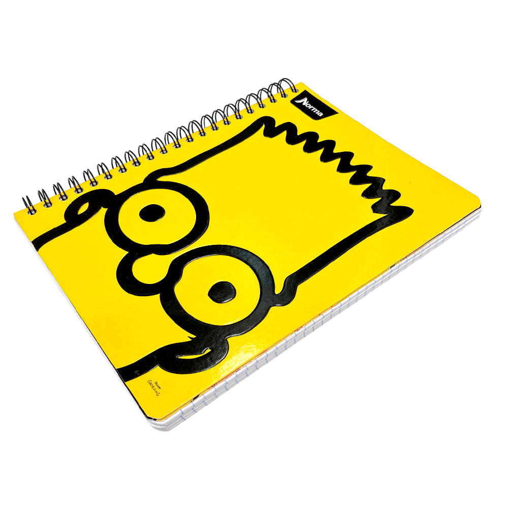 Libreta Espiral Doble Grande Norma Simpson - 3 Materias / Surtido