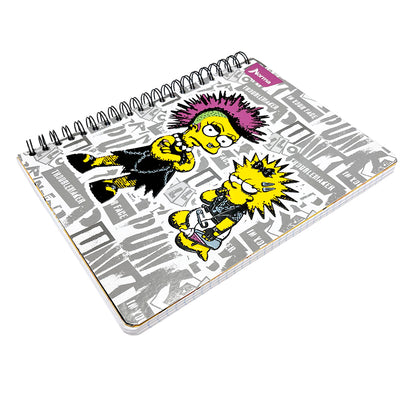 Libreta Espiral Doble Grande Norma Simpson - 3 Materias / Surtido