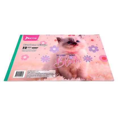 Libreta de Dibujo Norma 50 Hojas 8.5" x 13" - Surtido