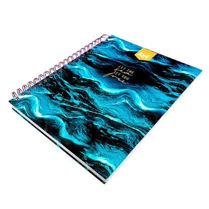 Libreta Grande Norma Kiut / 5 Materias / Espiral Doble / Surtido