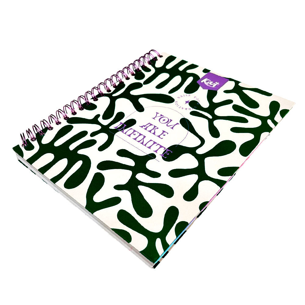 Libreta Grande Norma Kiut / 5 Materias / Espiral Doble / Surtido