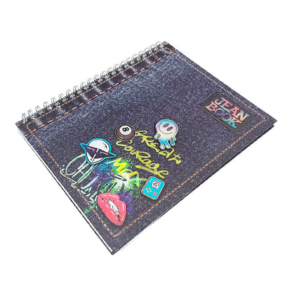 Libreta Con Espiral Doble Norma Jean Book - Raya Ancha / 1 Materia / 160 Páginas / Surtido