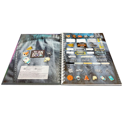 Libreta Con Espiral Doble Norma Jean Book - Raya Ancha / 1 Materia / 160 Páginas / Surtido