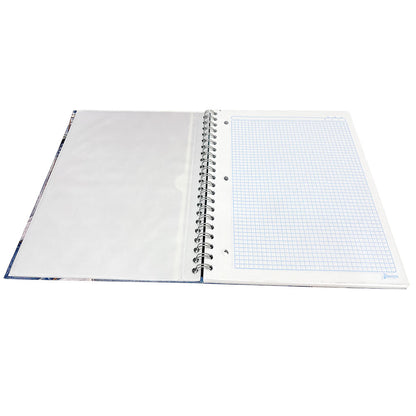 Libreta Con Espiral Doble Norma Jean Book - Raya Ancha / 1 Materia / 160 Páginas / Surtido
