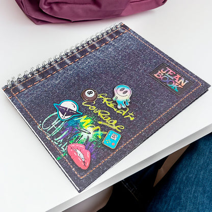 Libreta Con Espiral Doble Norma Jean Book - Raya Ancha / 1 Materia / 160 Páginas / Surtido