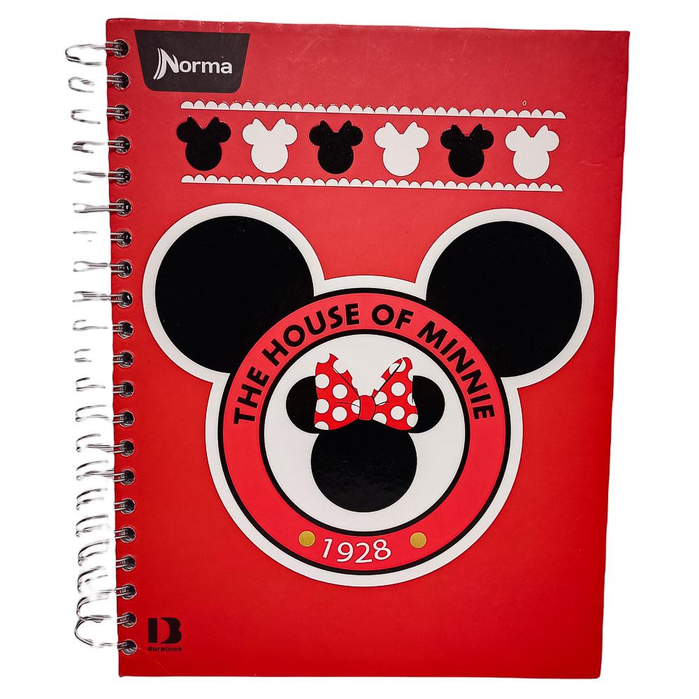 Libreta Espiral Doble Grande Norma Minnie 5 Materias