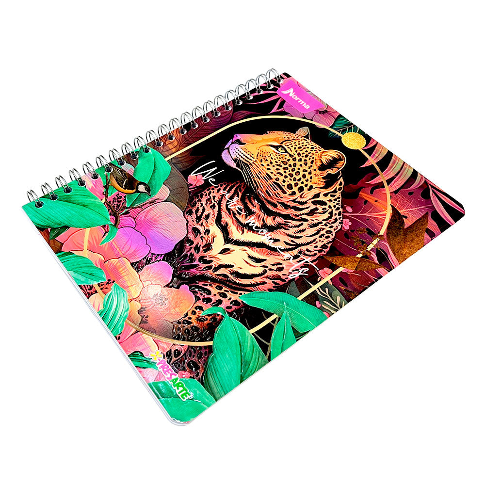Libreta Grande Norma X-Presarte - Raya Ancha / 3 Materias / Espiral Doble / Surtido