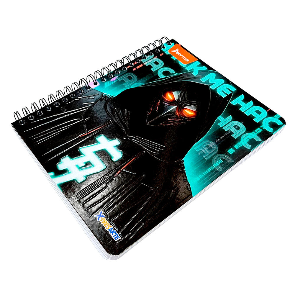 Libreta Grande Norma X-Presarte - 5 Materias /  Espiral Doble / Surtido