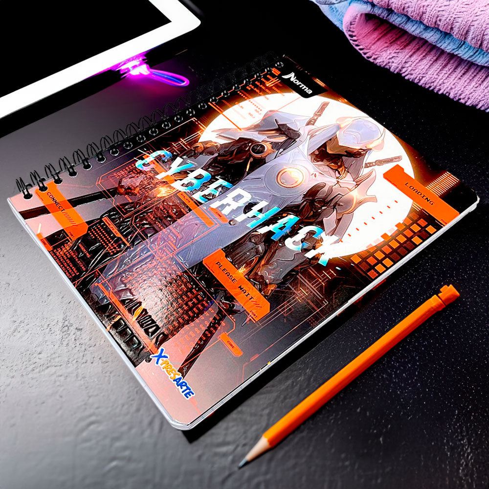 Libreta Grande Norma X-Presarte - 5 Materias /  Espiral Doble / Surtido