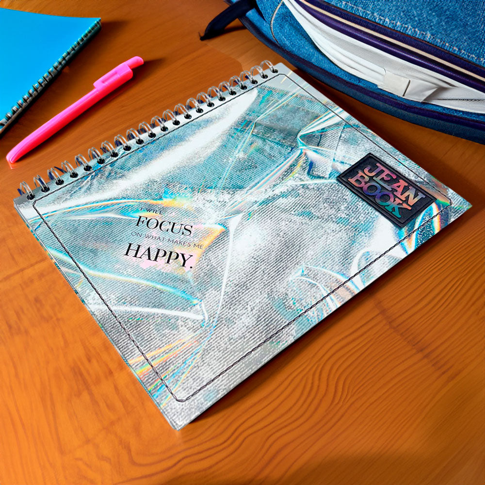 Libreta Con Espiral Doble Norma Jean Book de Cuadritos / 1 Materia / 160 Páginas / Surtido